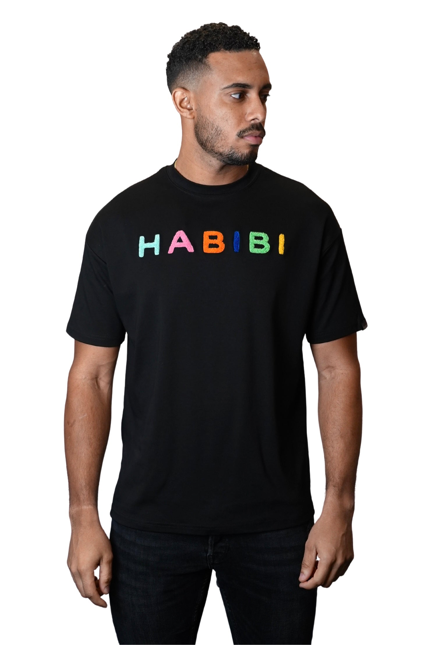 OVERSIZE T-SHIRT HABIBI BRODERIE SERVIETTE